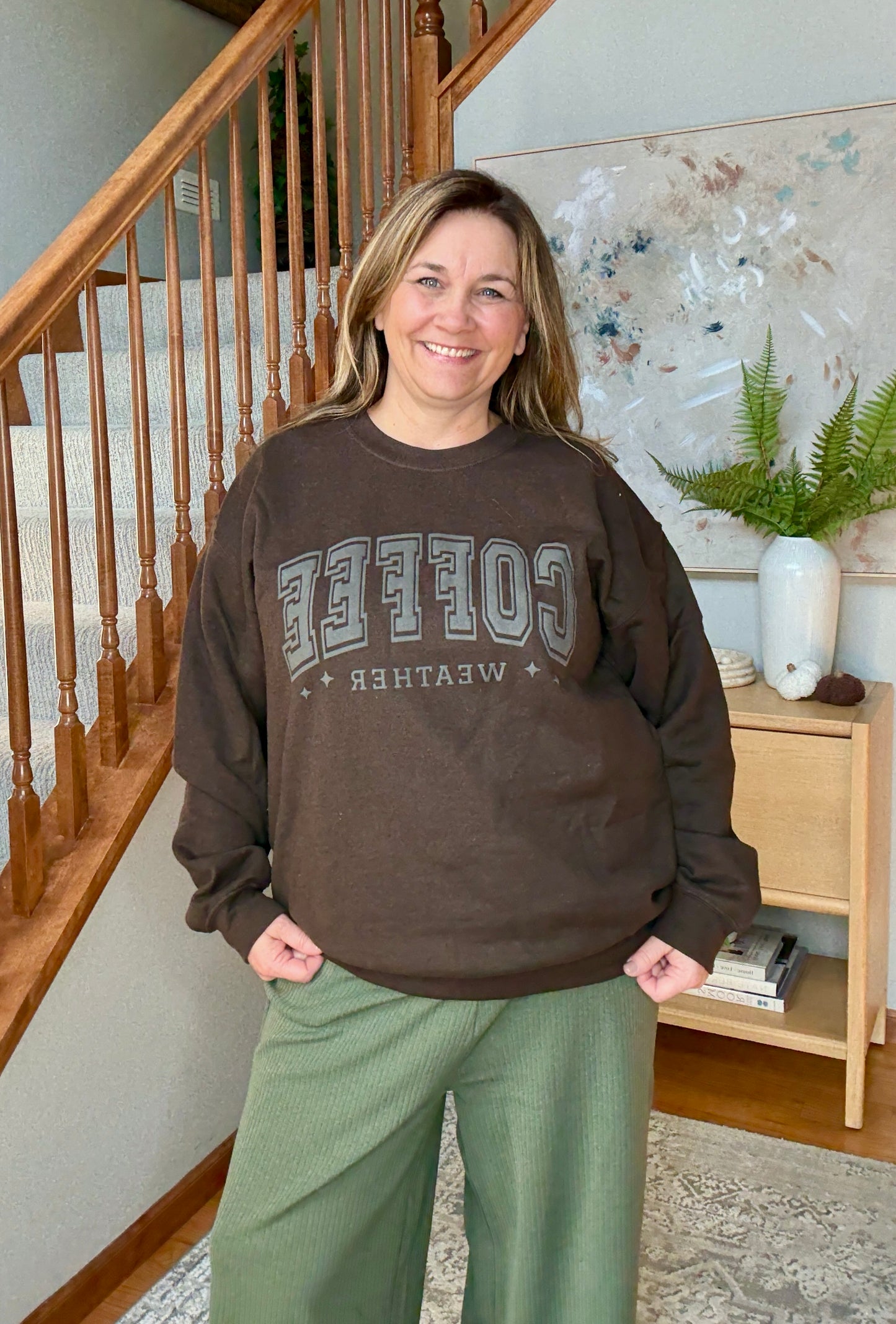 Mocha Mood Coffee Weather Sweatshirt