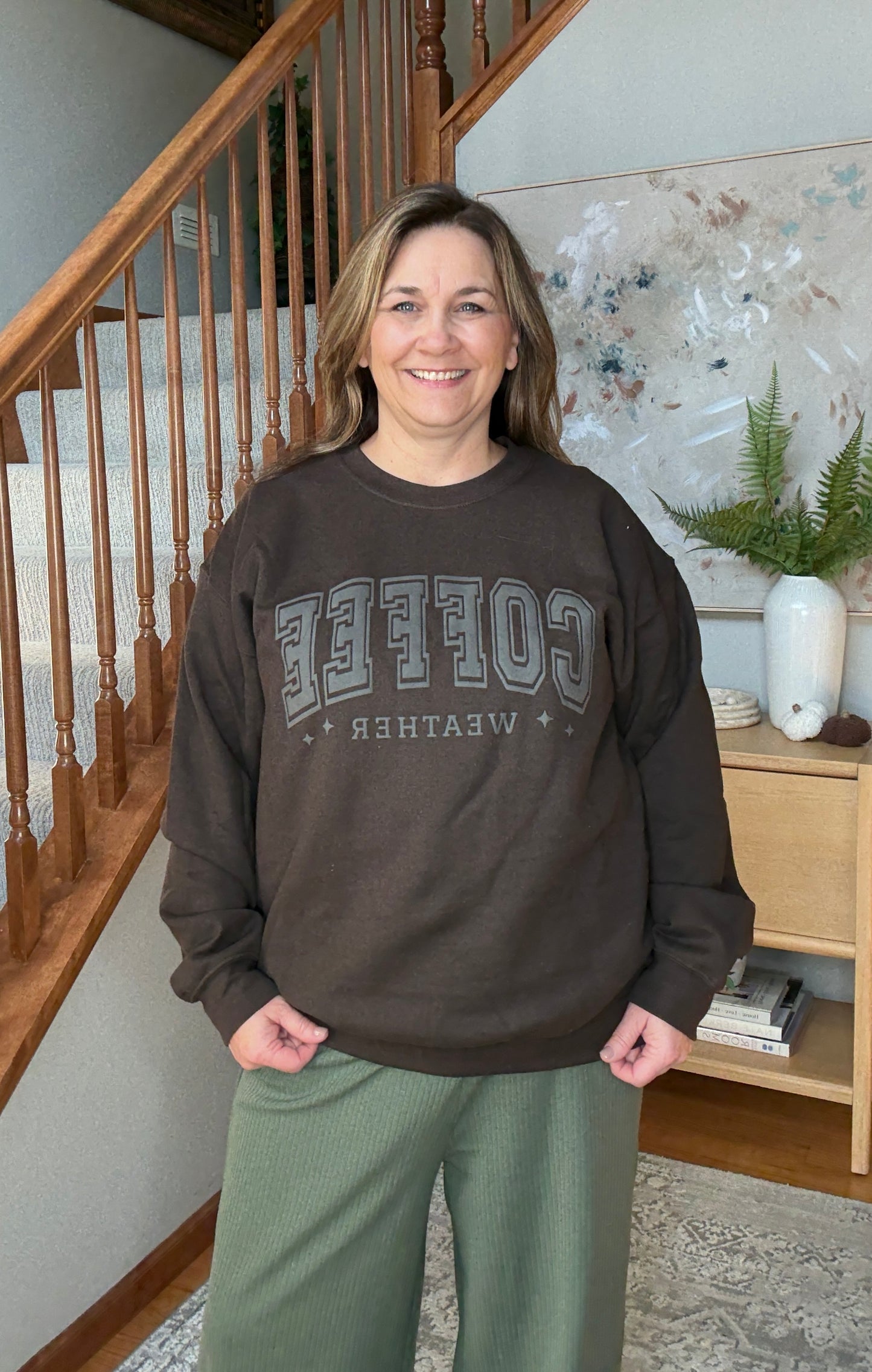 Mocha Mood Coffee Weather Sweatshirt