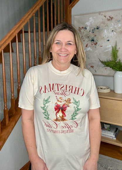 Let's Get in The Christmas Spirit Coffee Club Short Sleeve Tee