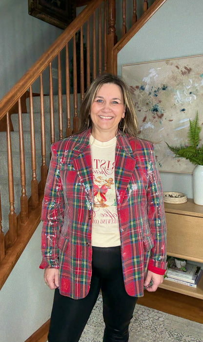 Let's Get in The Christmas Spirit Coffee Club Short Sleeve Tee