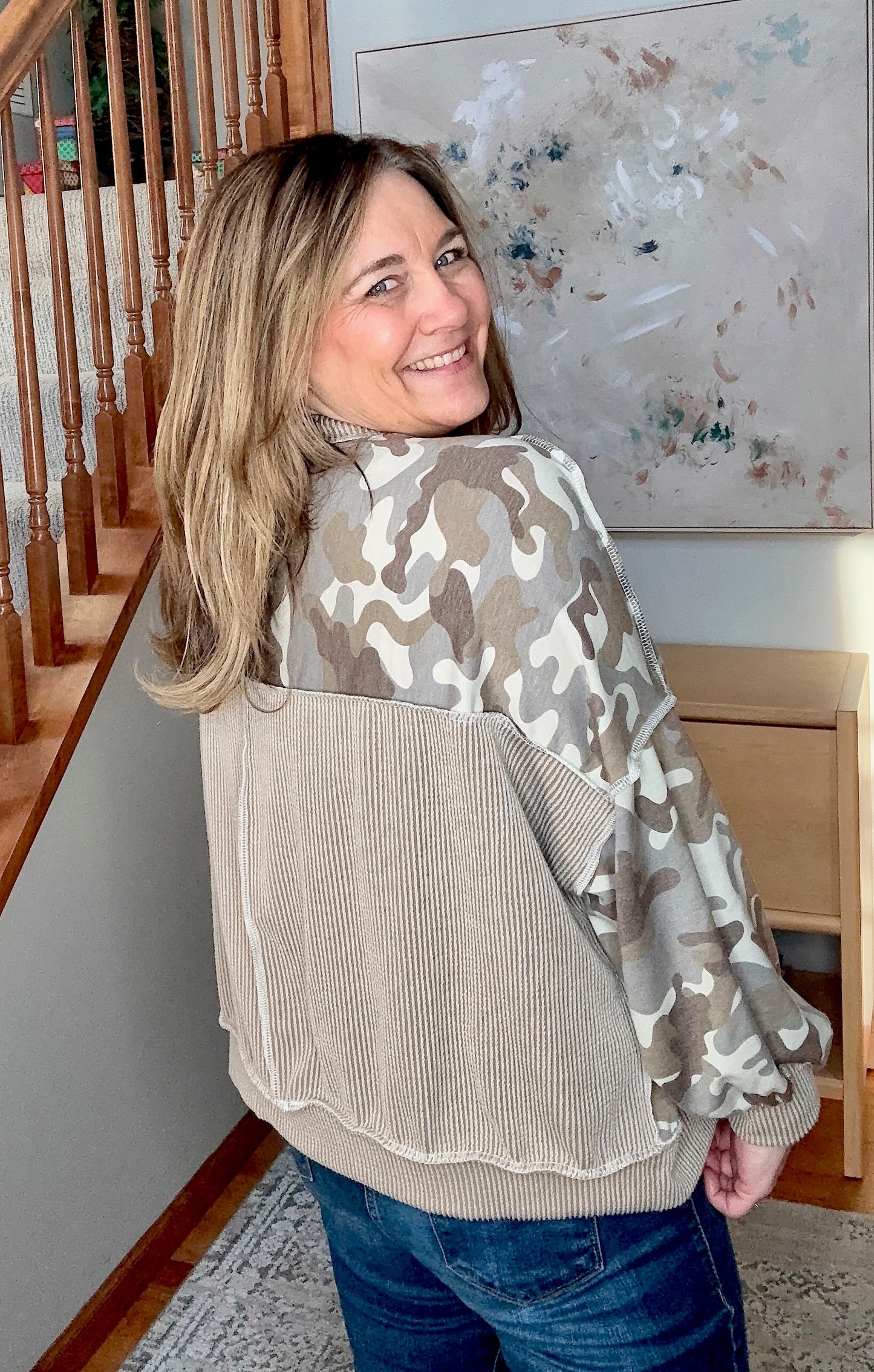 The Hide & Chic Camo Sweatshirt