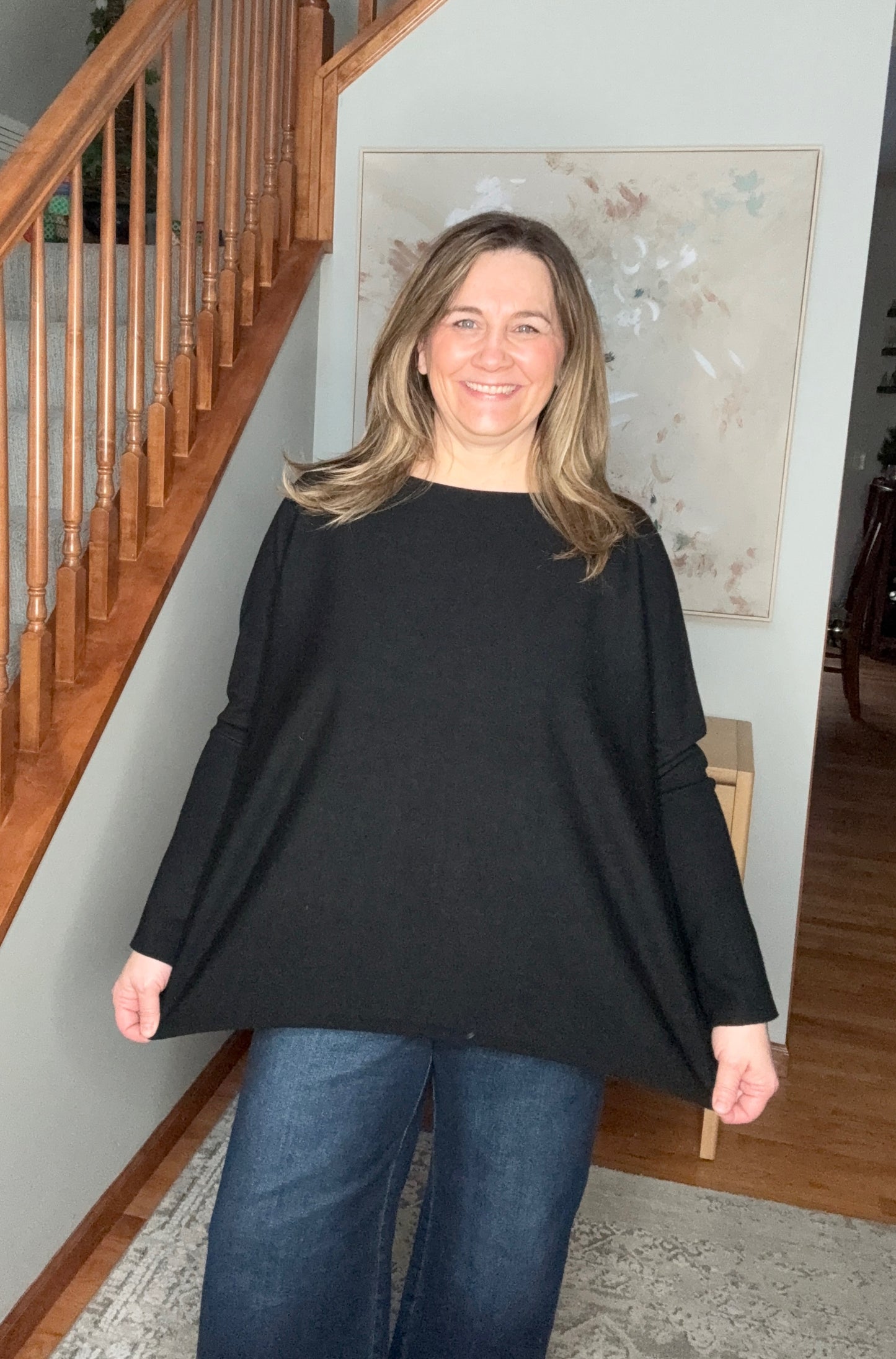 The Timeless Black Long Sleeve Sweater