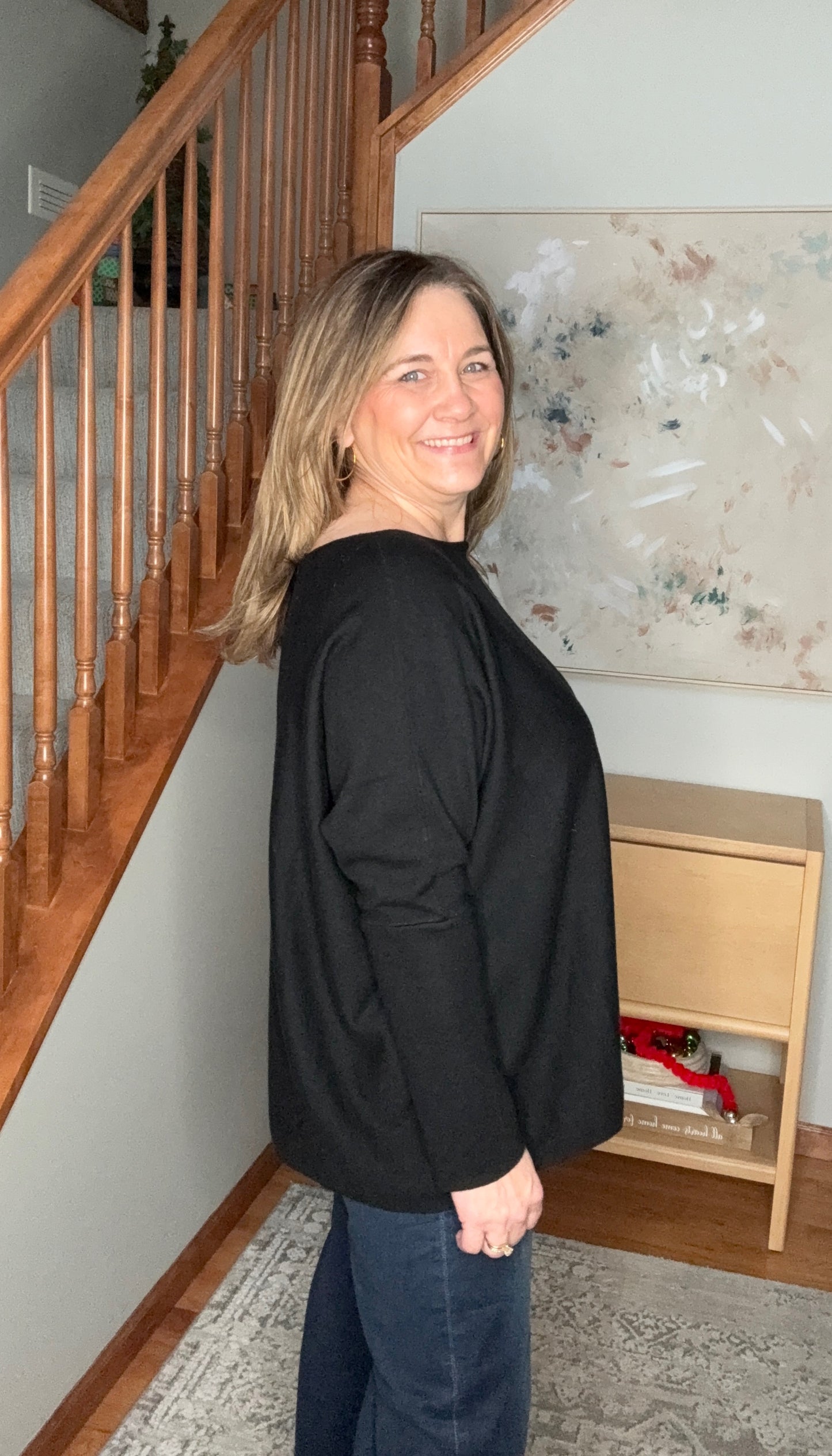 The Timeless Black Long Sleeve Sweater