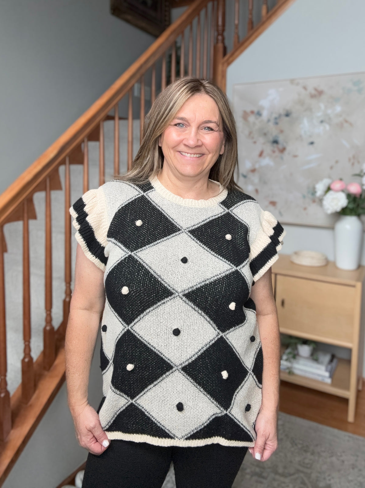 Prep in Your Step Argyle Sweater