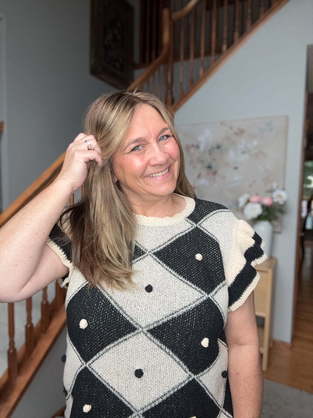 Prep in Your Step Argyle Sweater