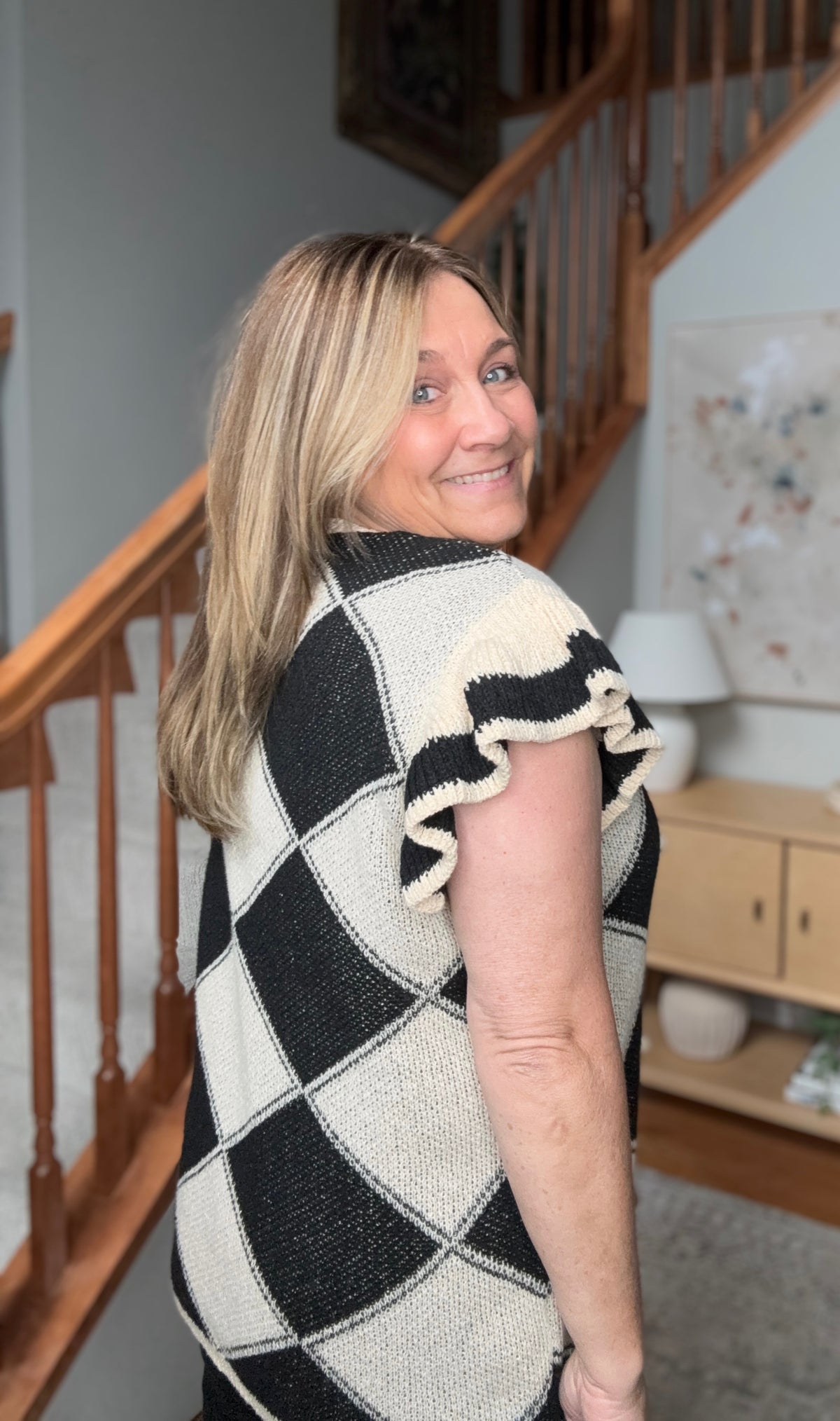 Prep in Your Step Argyle Sweater