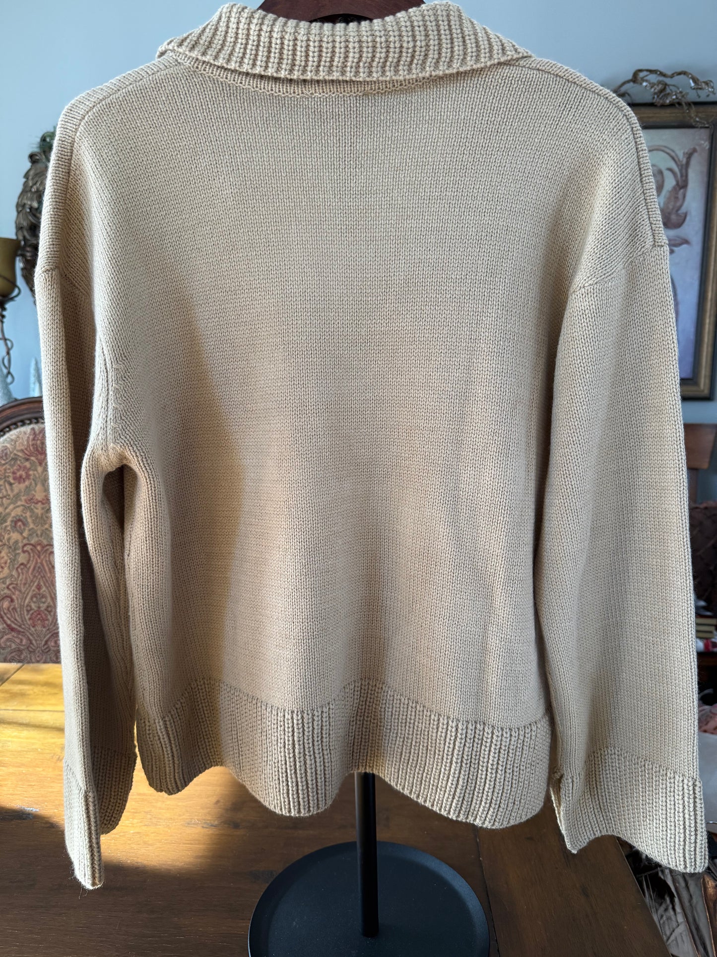 Sitting By The Fire V Neck Long Sleeve Sweater