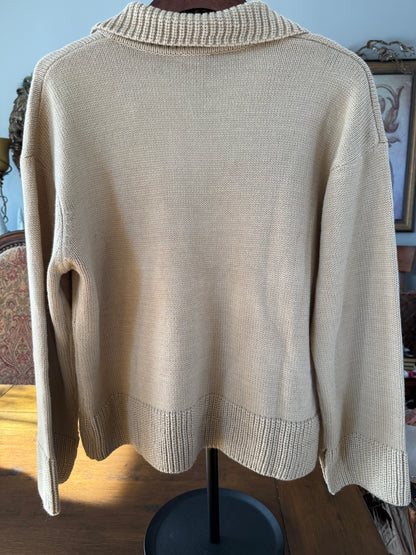 Sitting By The Fire V Neck Long Sleeve Sweater