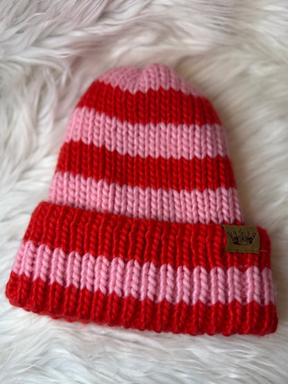 Color Burst Cozy Winter Knit Hat