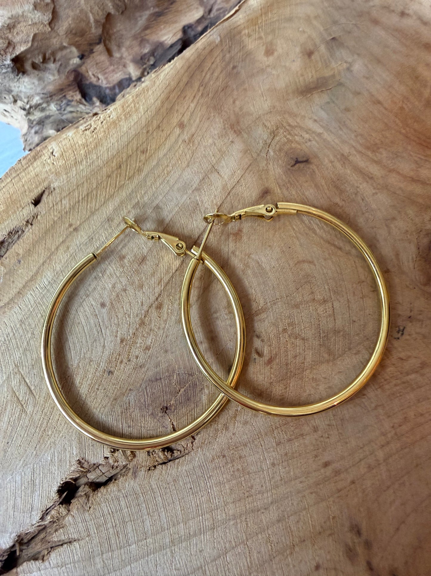 Twilight Gold Hoops