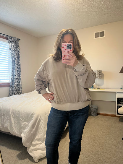 Beyond the Basics Pullover in Ash Mocha