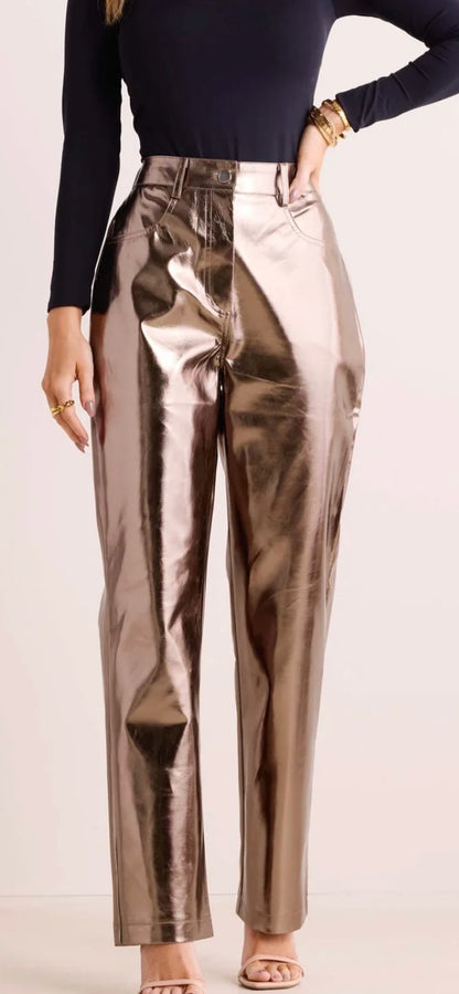 Making an Entrance Bronze Pants