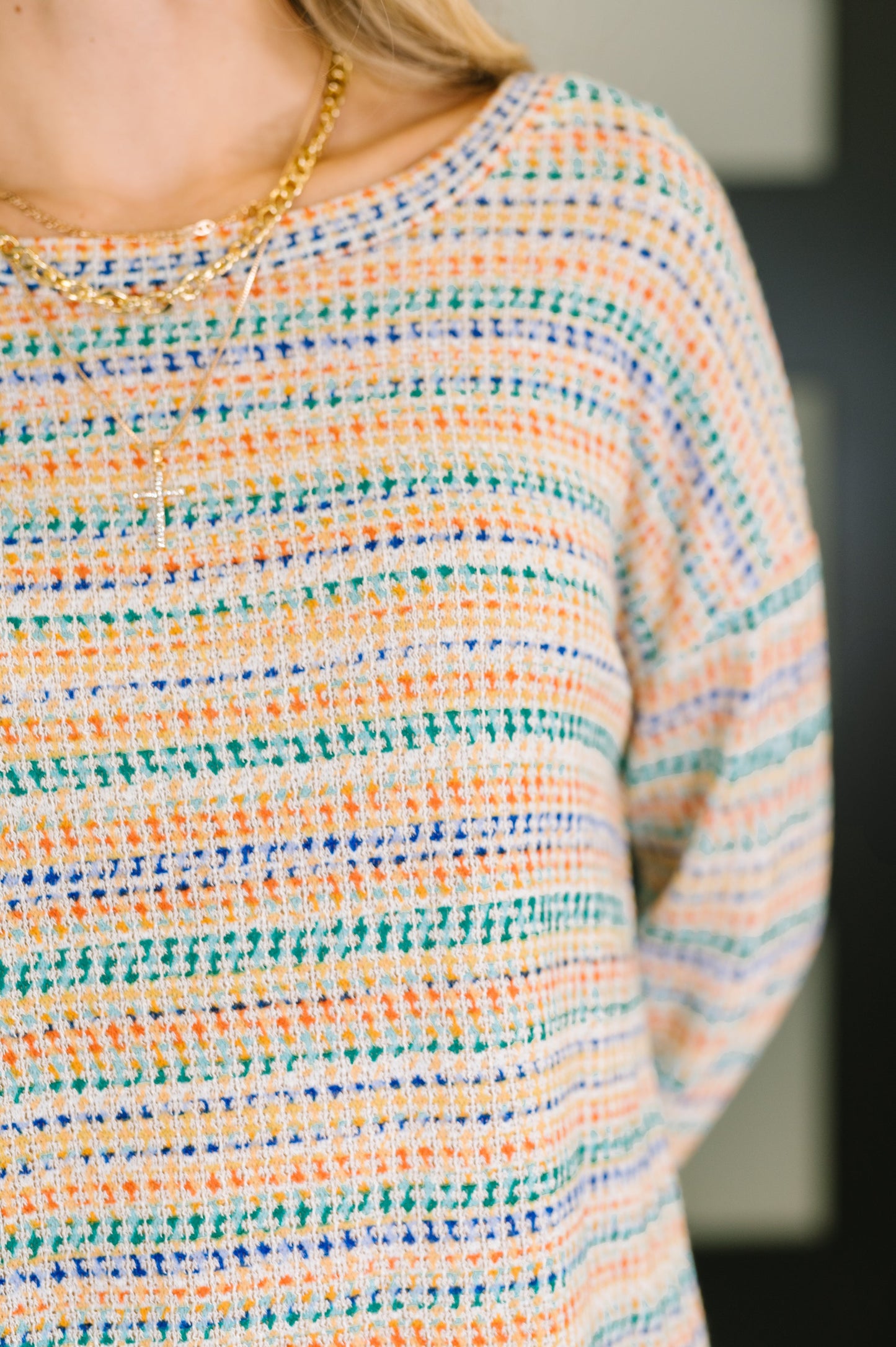 Just About Right Multicolored Top