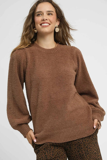 Cozy and soft long sleeve sweater