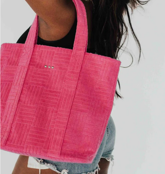 Teagan Terry Cloth Tote With Pouch