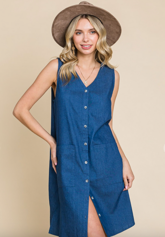 Feeling Blue Denim Dress