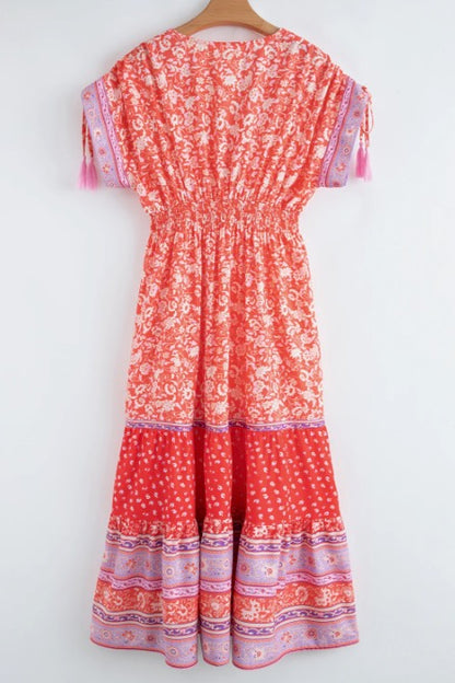 Do Me a Favor Boho Floral Maxi Dress