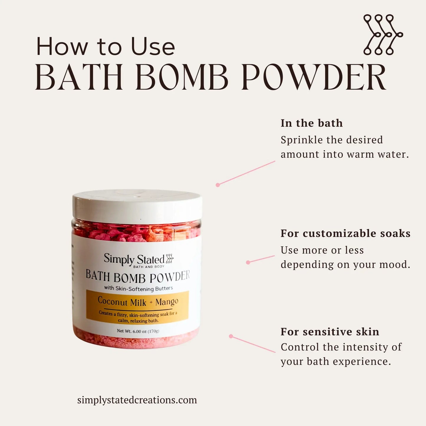 Signature Bath Bomb in a Jar – Bath Fizzy Soak