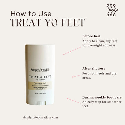 Treat Yo Feet – Intensive Hydration for Dry, Cracked Feet