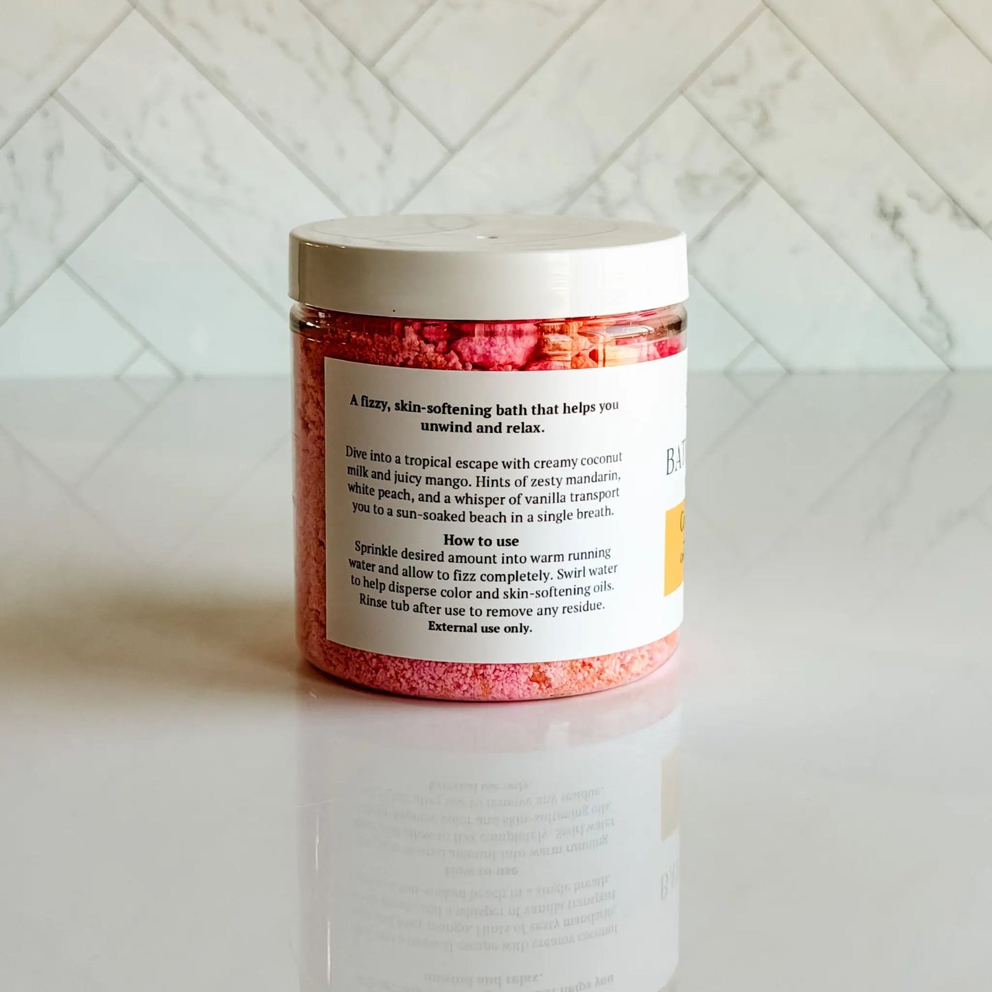 Signature Bath Bomb in a Jar – Bath Fizzy Soak