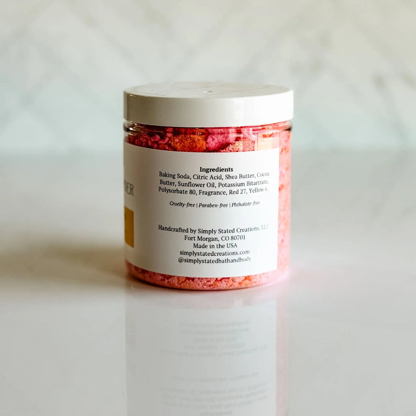 Signature Bath Bomb in a Jar – Bath Fizzy Soak