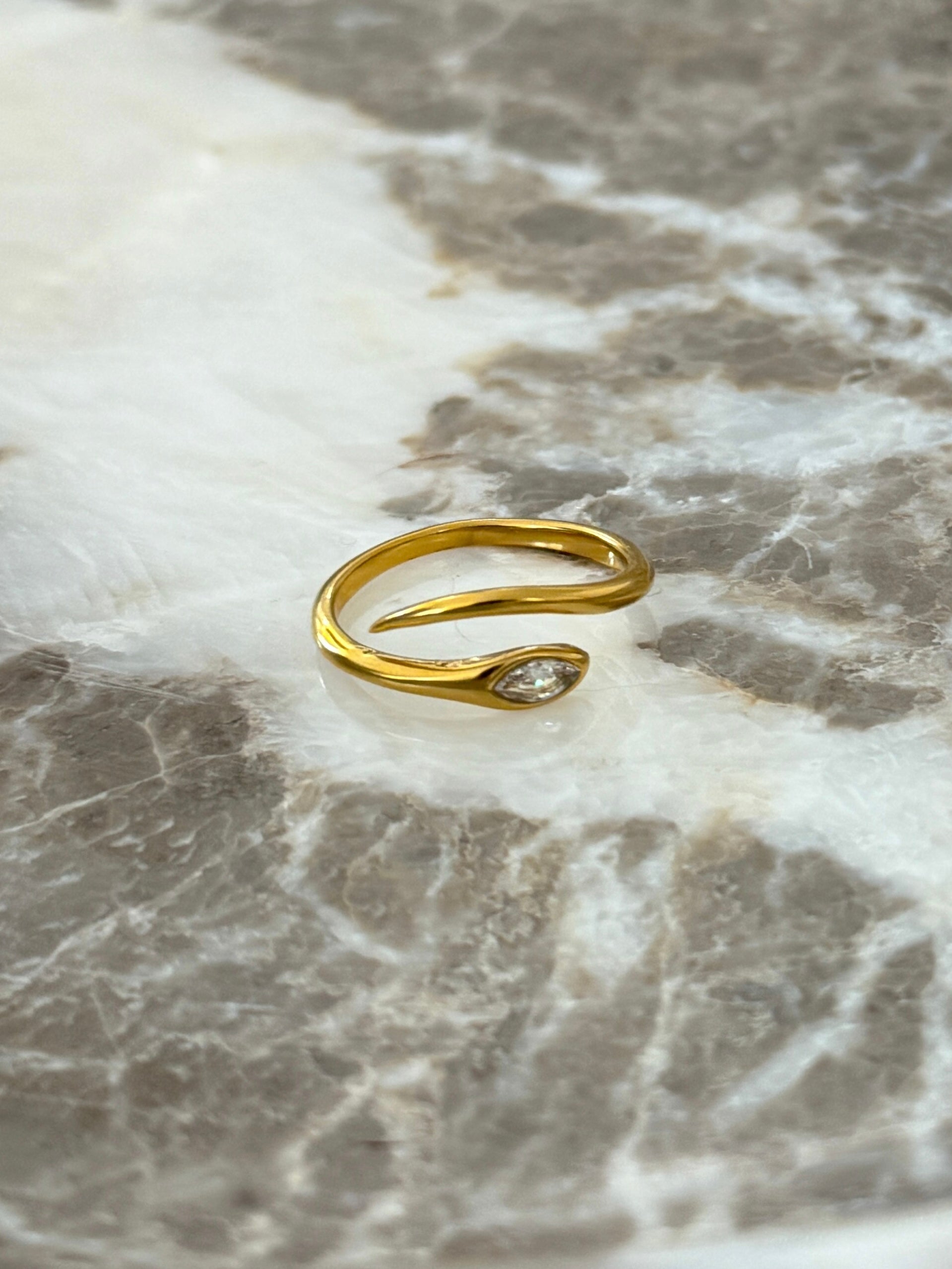 adjustable gold ring