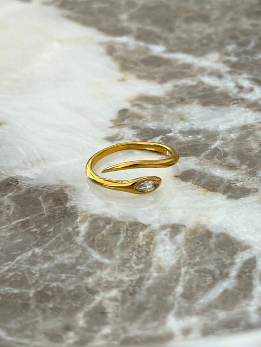 adjustable gold ring