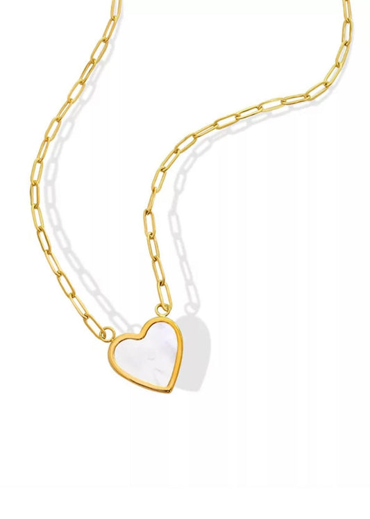 The White Heart Necklace