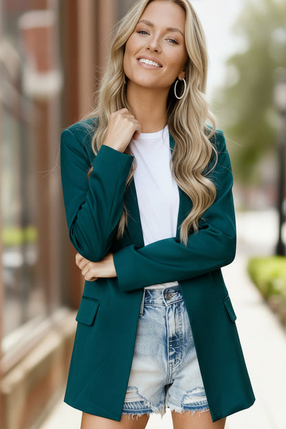 City Chic Green Blazer