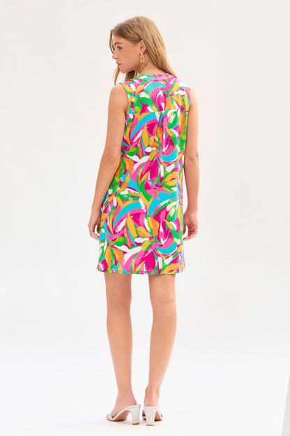 Lizzy Tank Dress in Multi