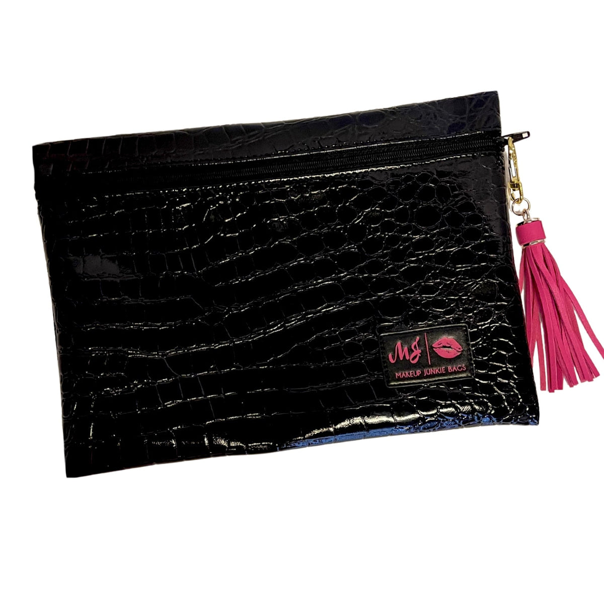 Midnight Gator Make-Up Junkie Bag